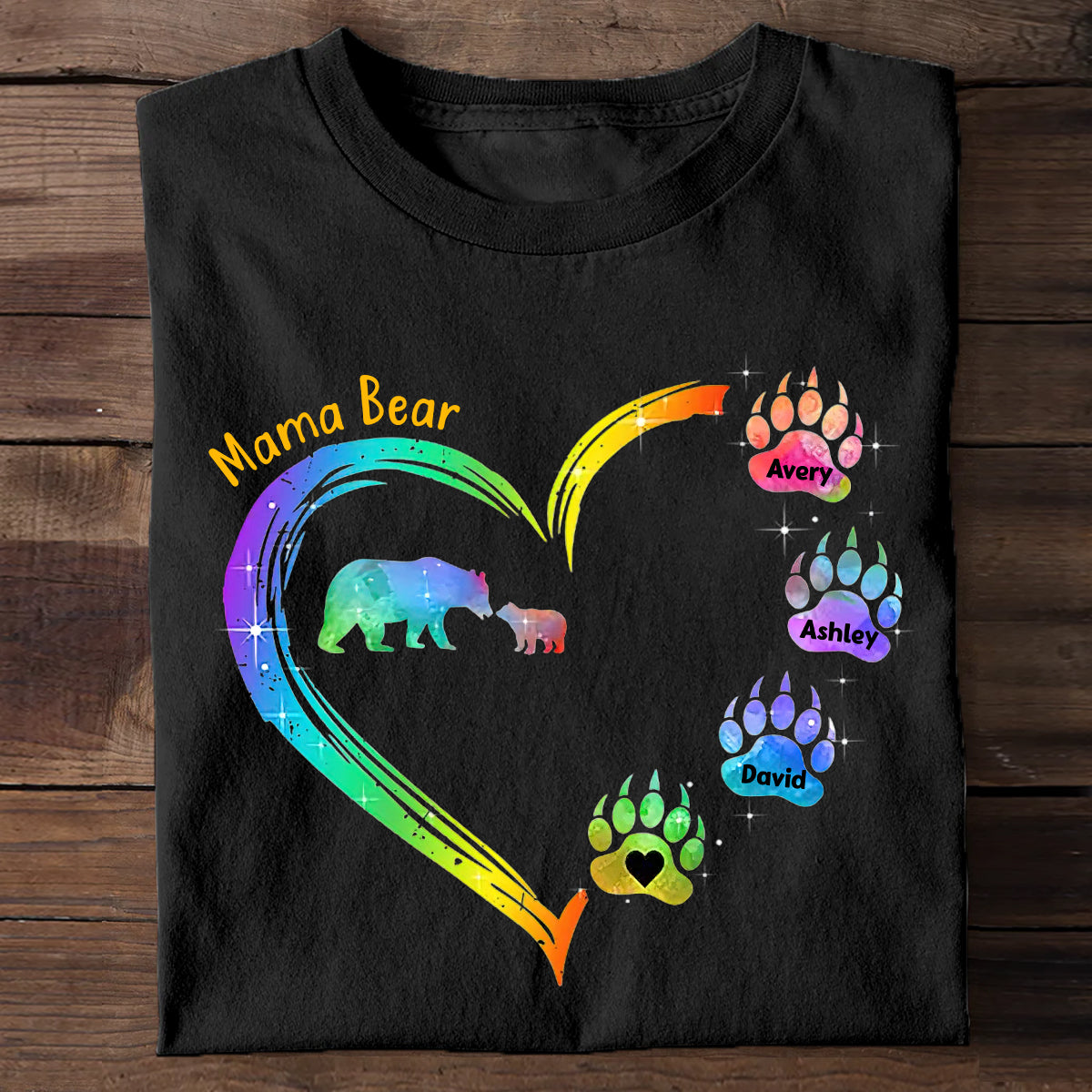 Maman Ours - T-shirt et sweat à capuche personnalisés pour la fête des mères