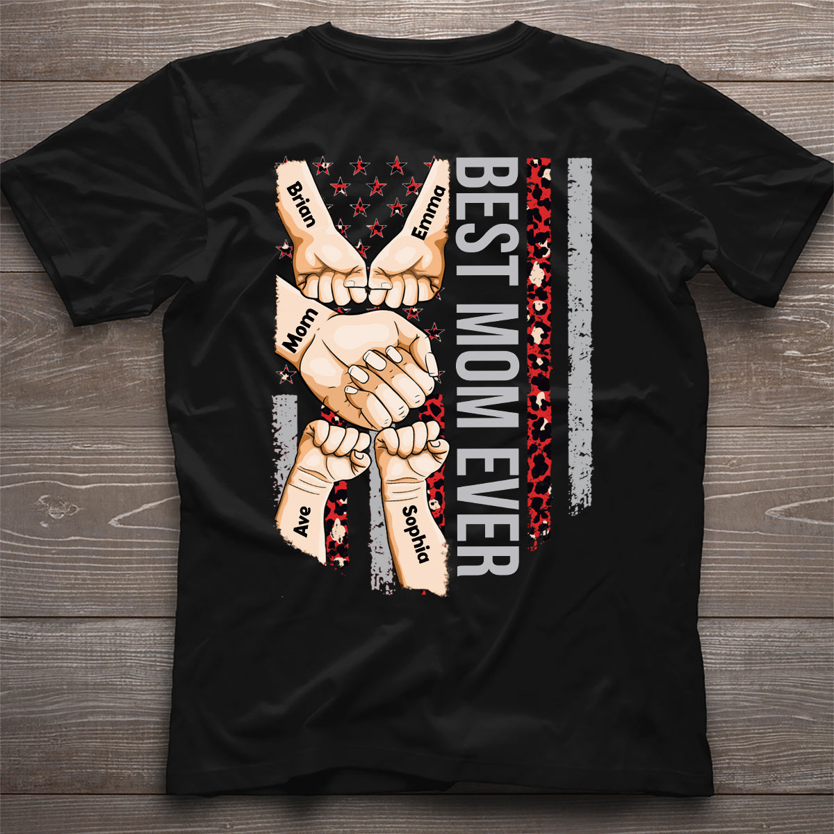 Meilleure maman du monde - T-shirt et sweat à capuche personnalisés pour la fête des mères