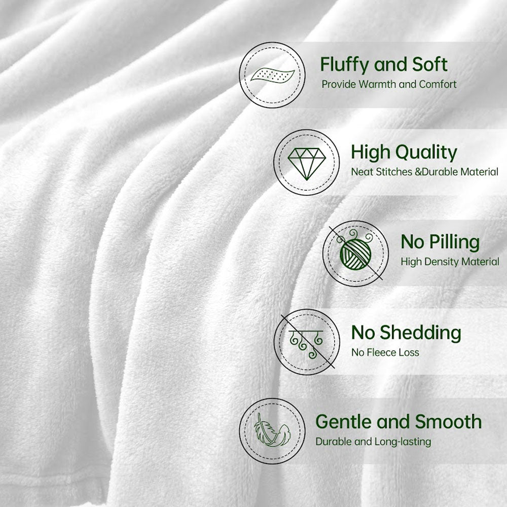 Whenever You Touch This Heart - Personalized Mother's Day Grandma Blanket