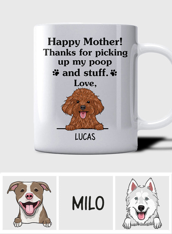 Bonne fête des mères ! Mug personnalisé pour chien