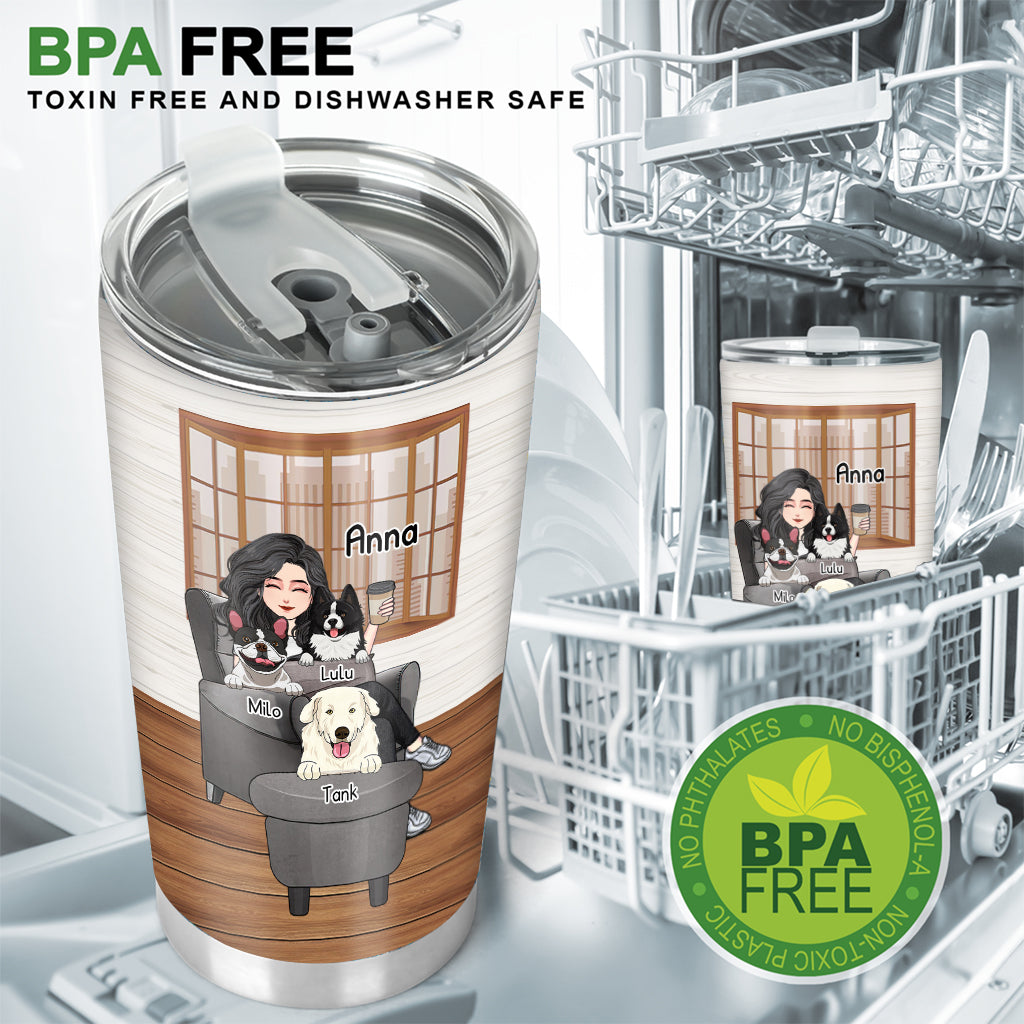 Merci à la meilleure maman de chien du monde ! Gobelet isotherme personnalisé pour chien