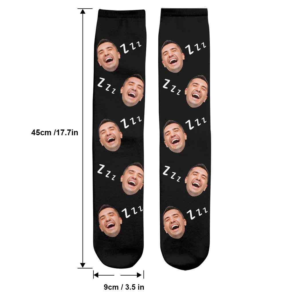Je ne dors pas - Chaussettes personnalisées pour papa