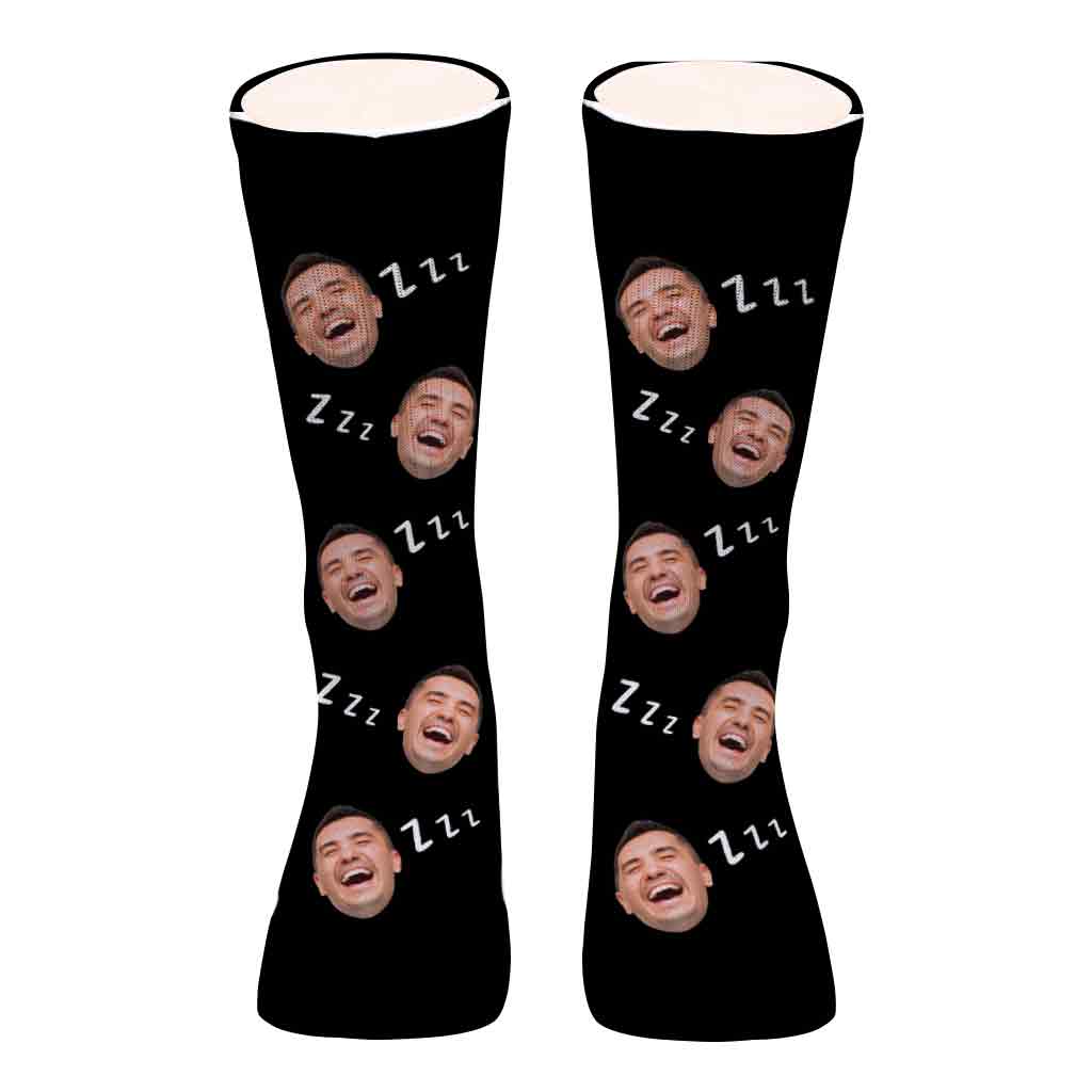 Je ne dors pas - Chaussettes personnalisées pour papa
