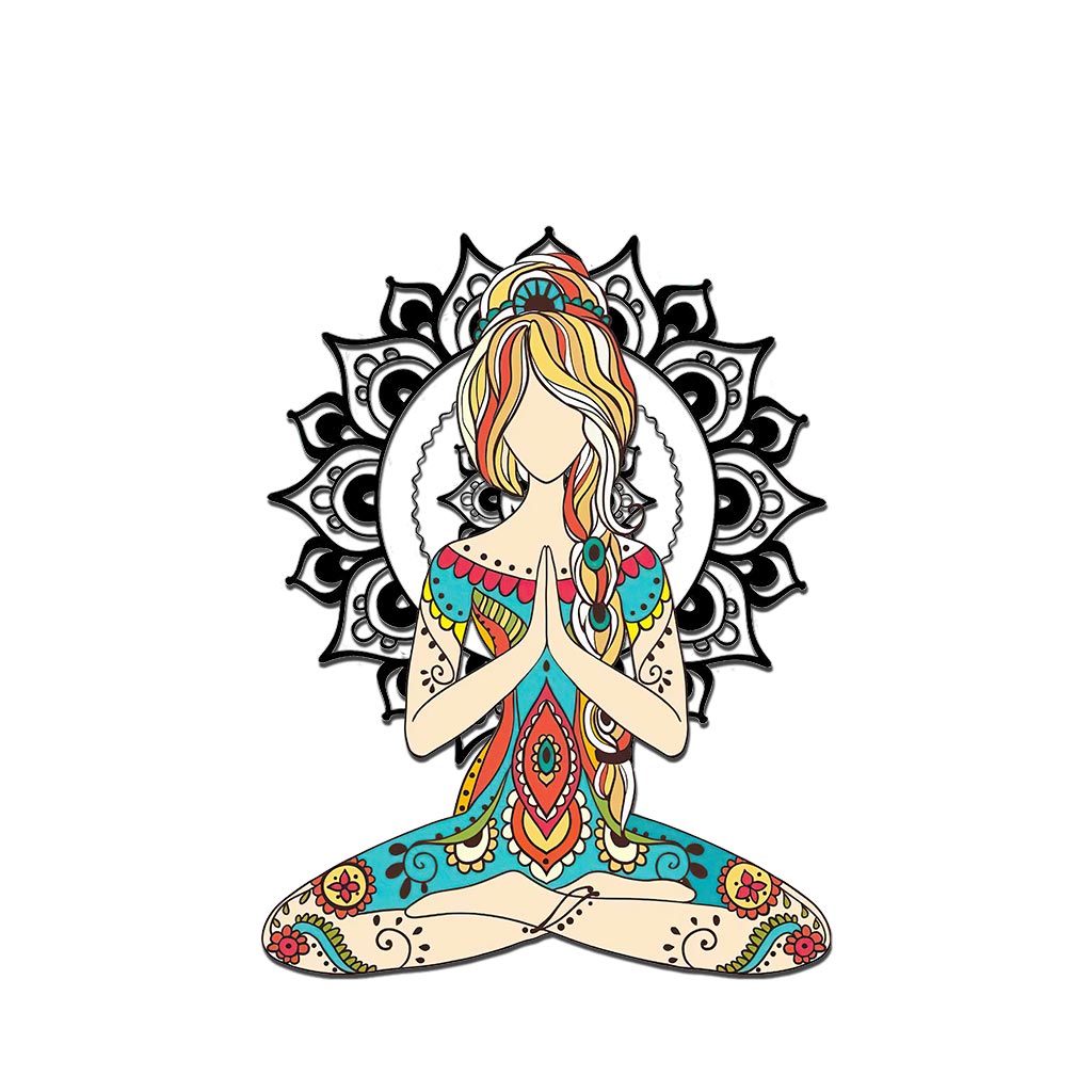 Panneau en métal découpé « Paix et Amour »