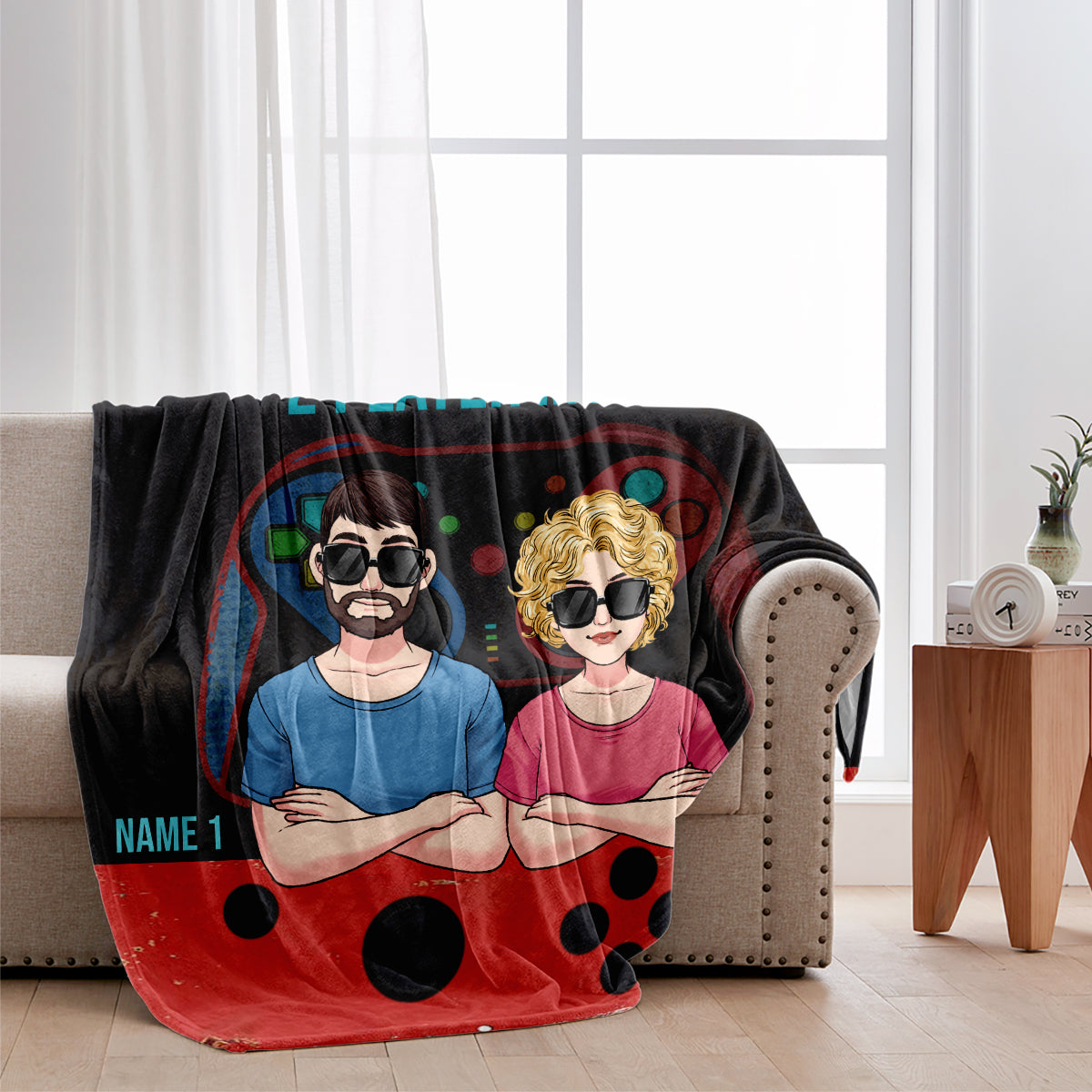 Pour toujours en mode 2 joueurs - Couverture de jeu vidéo personnalisée