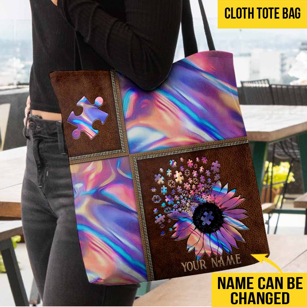 Accepter, comprendre, aimer - Sac fourre-tout personnalisé pour la sensibilisation à l'autisme