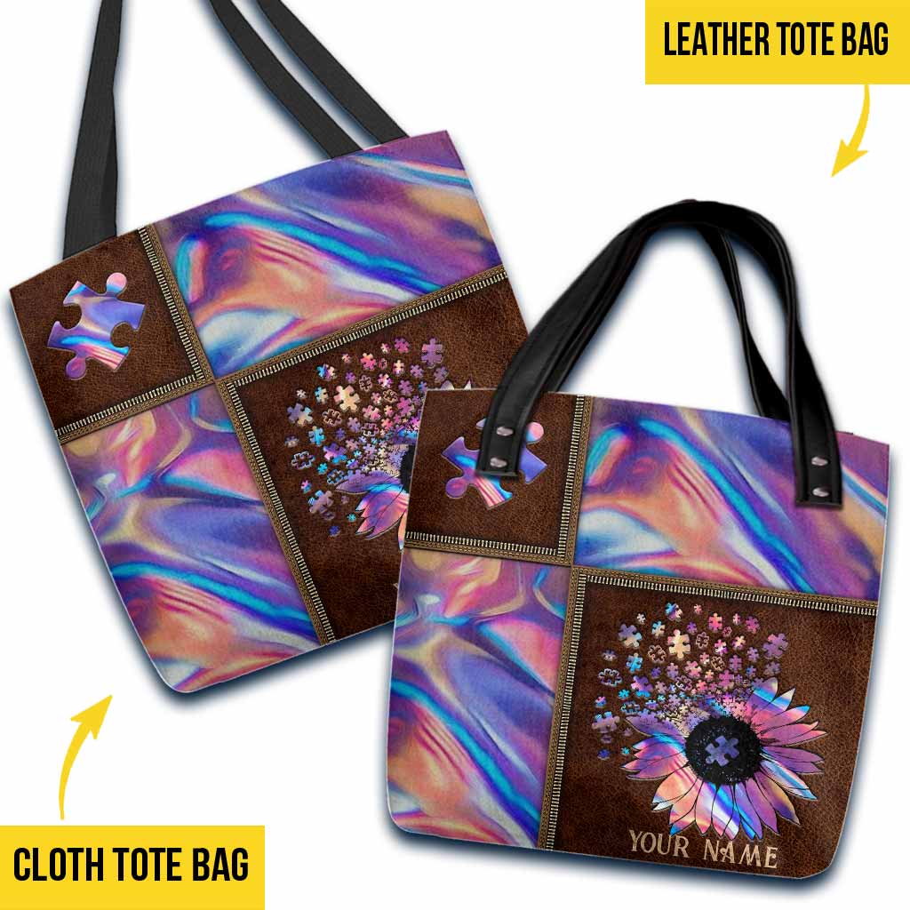 Accepter, comprendre, aimer - Sac fourre-tout personnalisé pour la sensibilisation à l'autisme