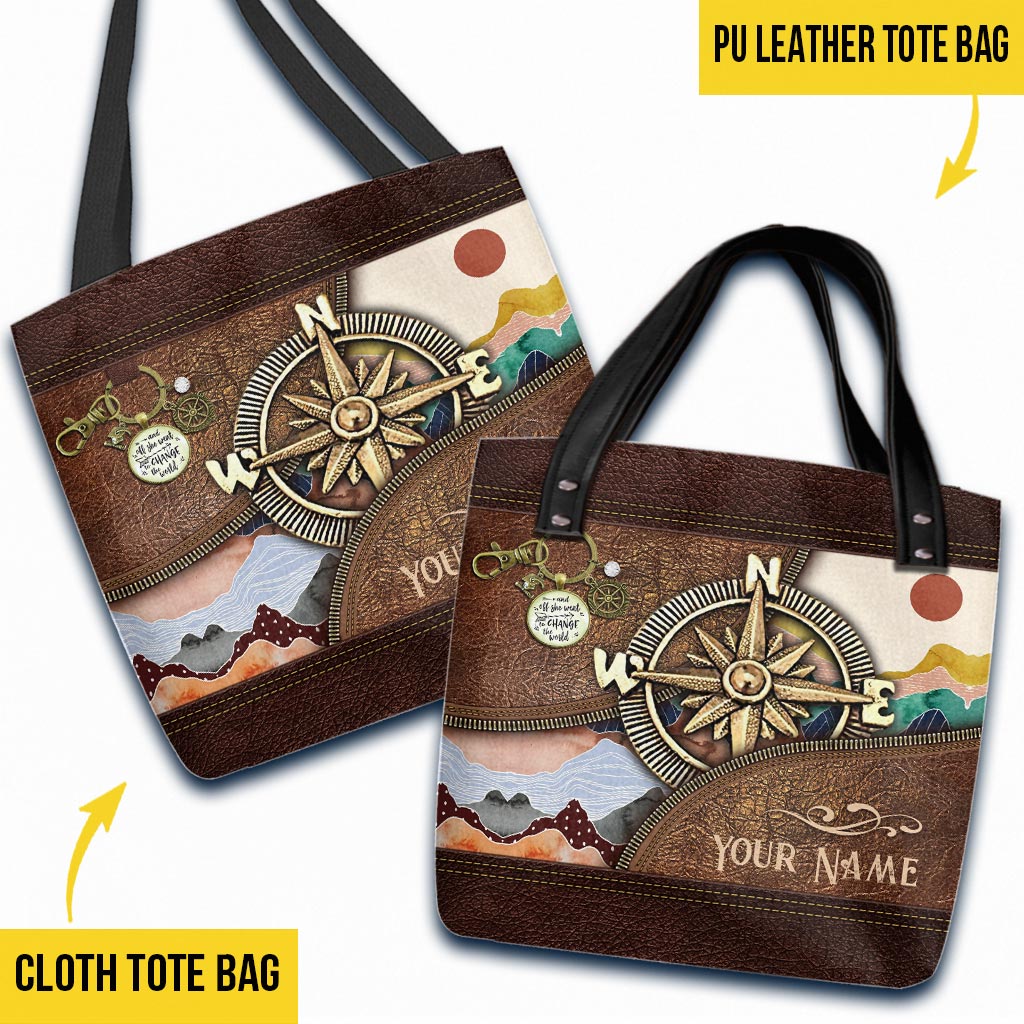 Sac fourre-tout de randonnée personnalisé « La montagne dans mon âme »