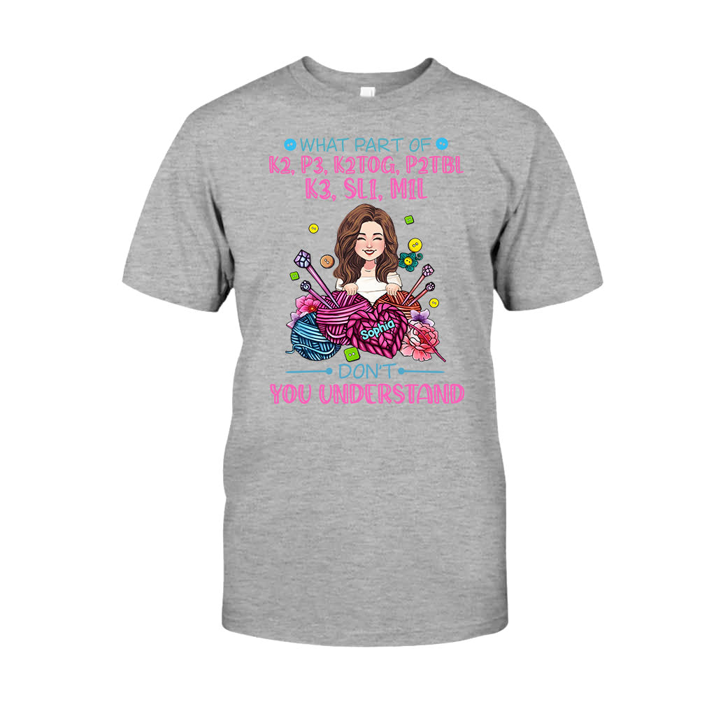 Tu ne comprends pas ? - T-shirt et sweat à capuche tricotés personnalisés