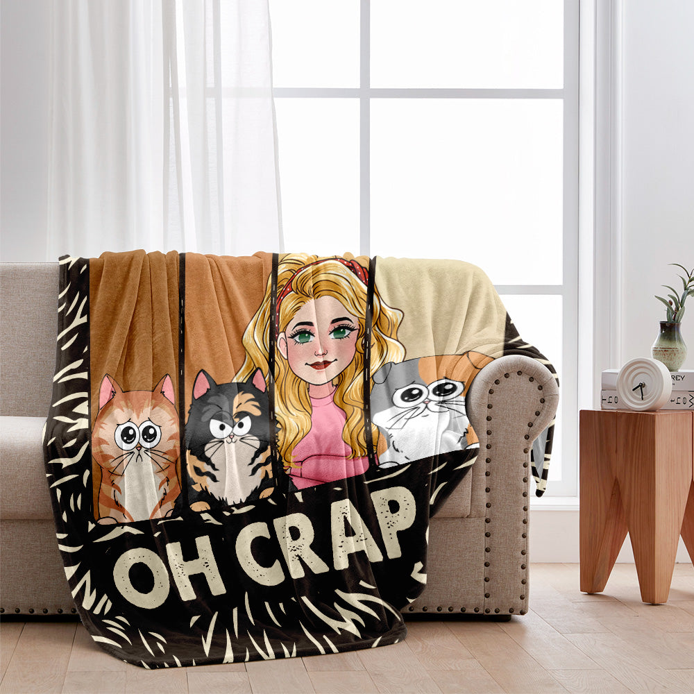 Like Mother Father Like Daughter Son Cats Dogs Pet Lover - Personalized Cat Blanket