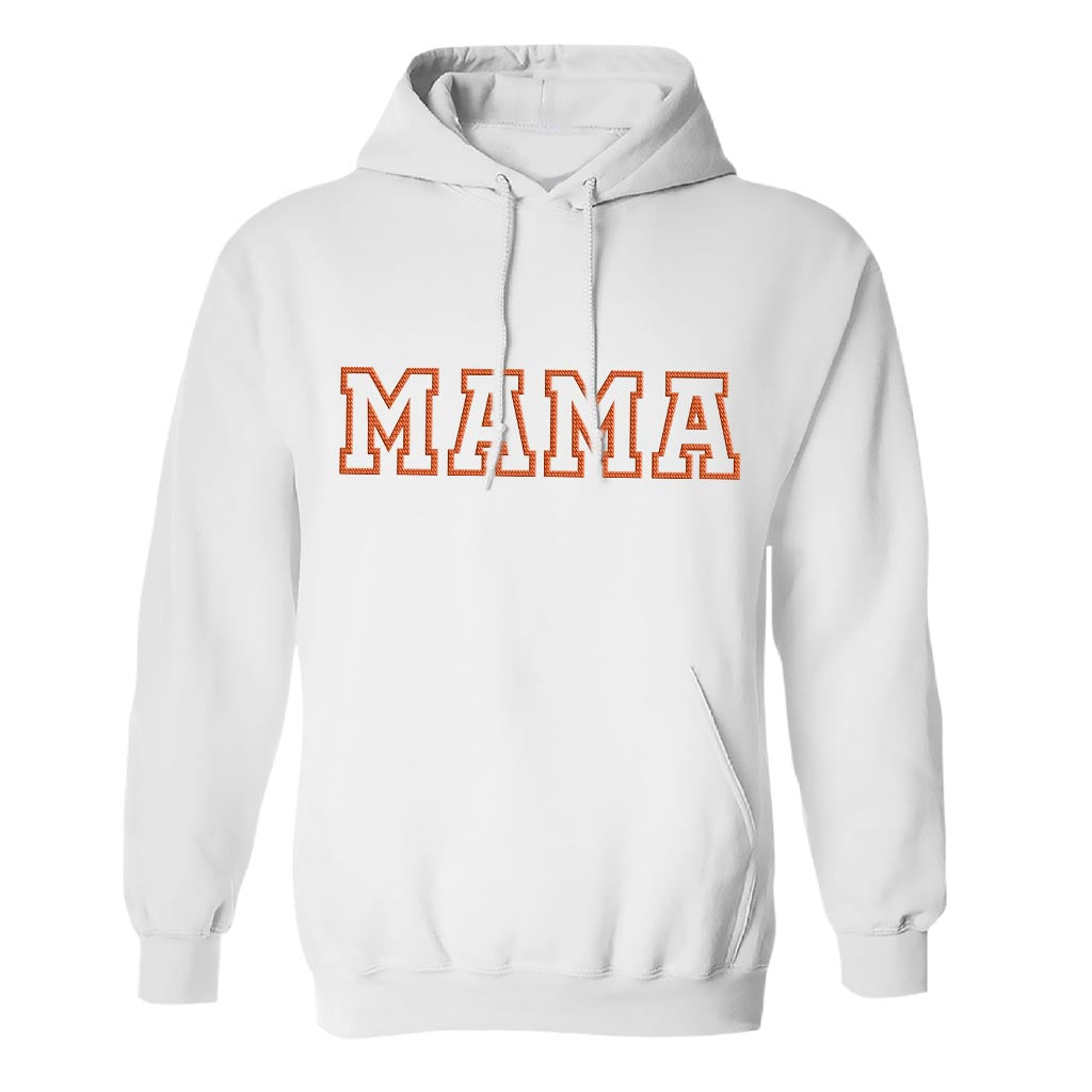 Sweat à capuche brodé personnalisé avec nom - Maman