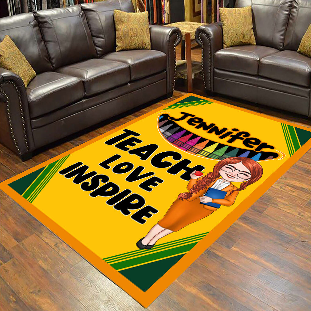 Tapis papillon personnalisé avec affirmations positives