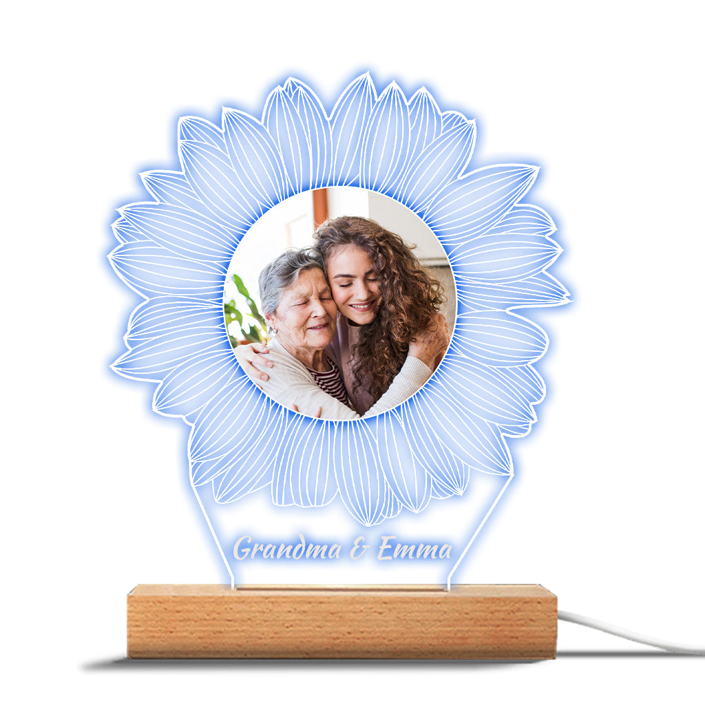 Tu es mon rayon de soleil - Cadeau pour maman, grand-mère, sœur, fille, fils, frère, grand-père, papa, épouse, époux, ami(e) - Plaque lumineuse personnalisée