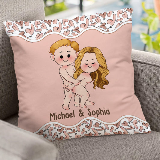 Meilleure décision de tous les temps ! Coussin décoratif personnalisé pour couple