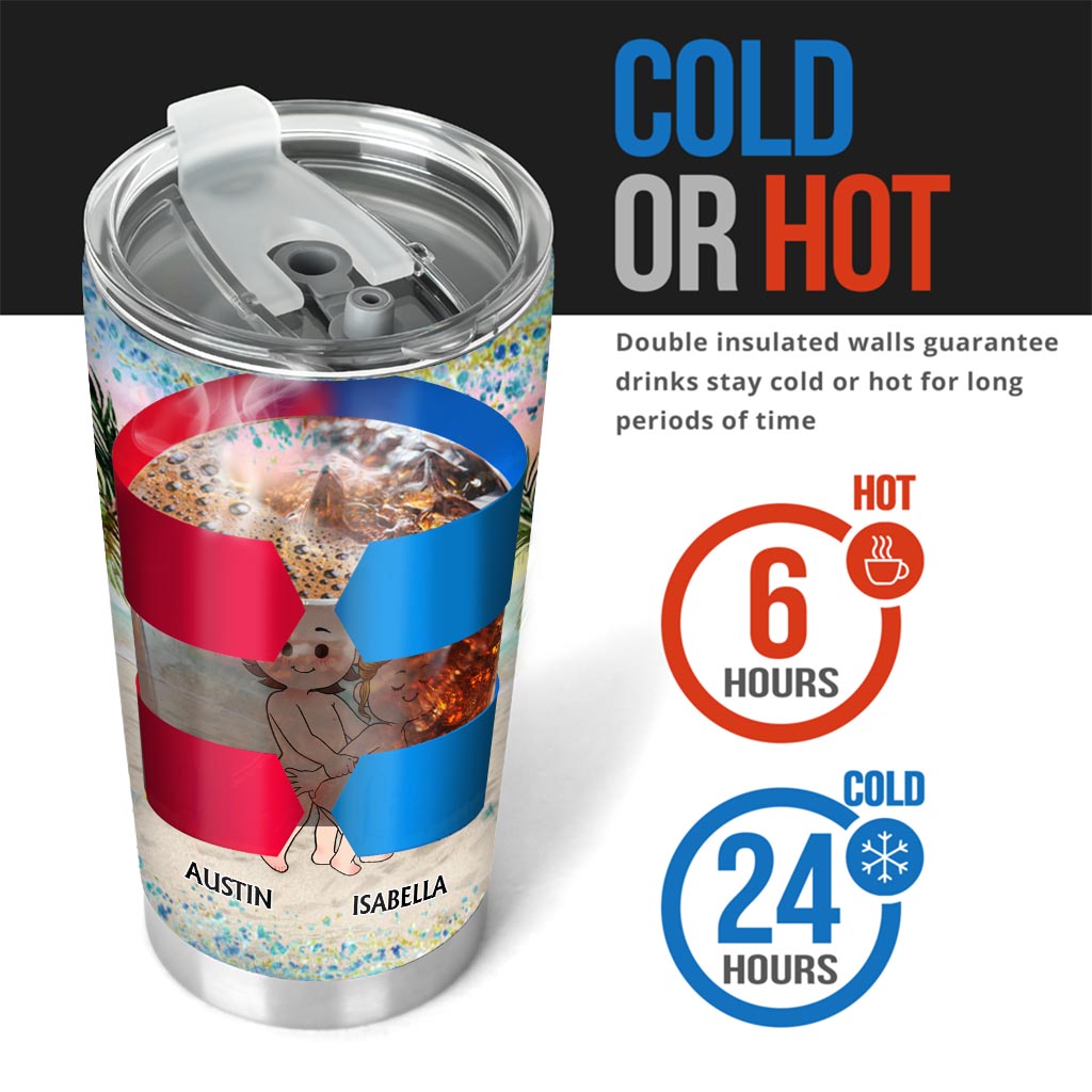 Just For You - Personalized Couple Tumbler