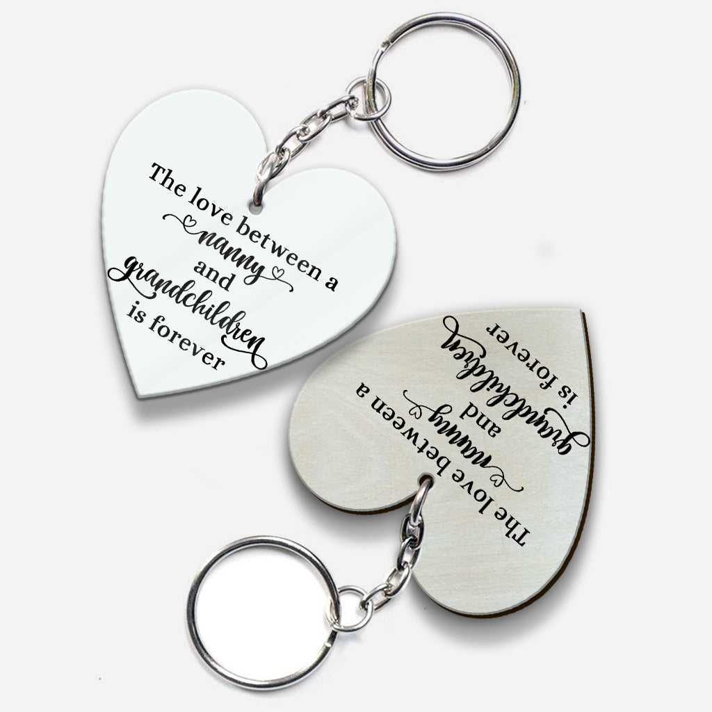 Amour éternel - Porte-clés personnalisé pour grand-mère