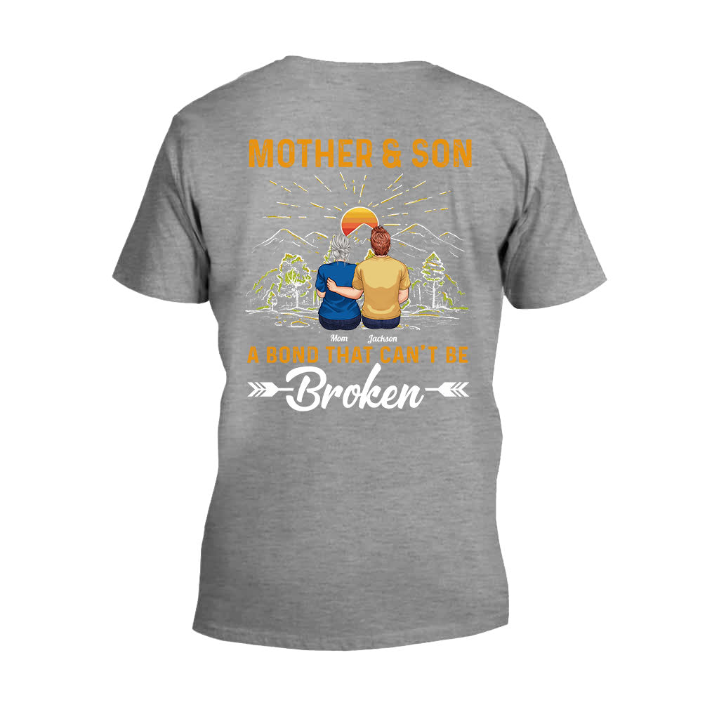 Mère et fils : un lien indéfectible - T-shirt et sweat à capuche personnalisés pour maman