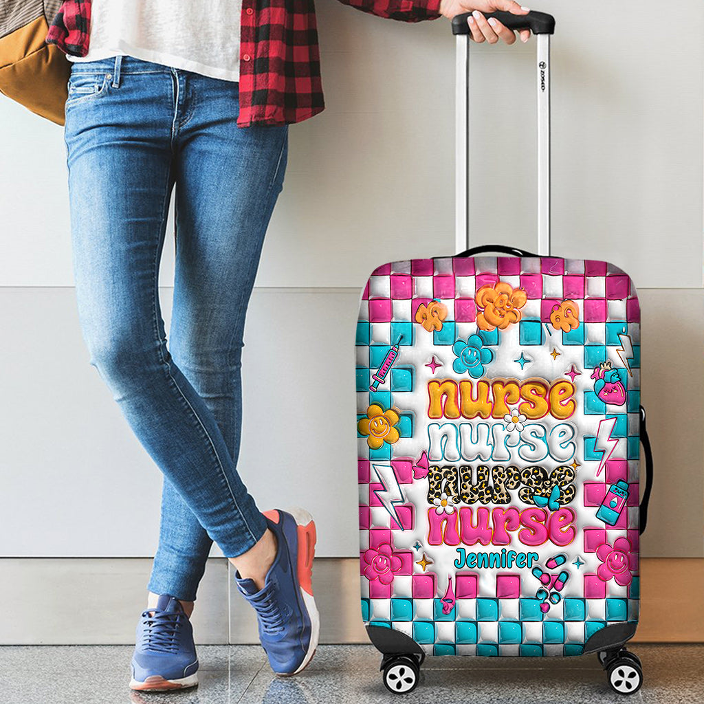 Nurse Life - Housse de bagage personnalisée pour infirmière