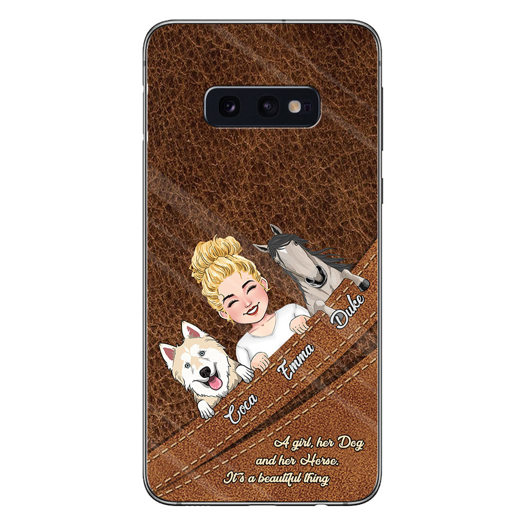 Quelle belle chose ! - Coque de téléphone personnalisée avec motif cheval