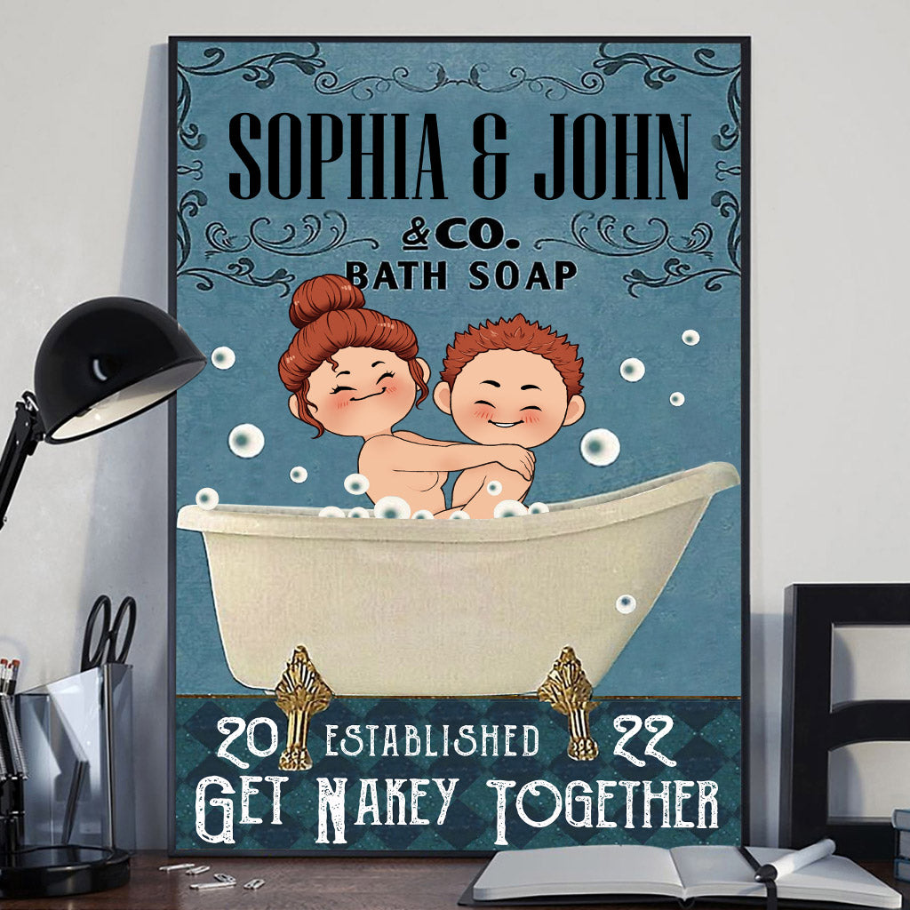 Get Nakey - Toile et affiche personnalisées pour couples