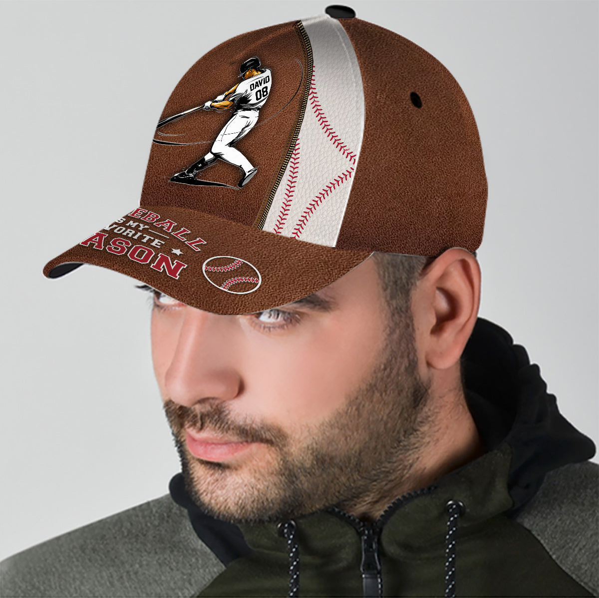 Le baseball est ma saison préférée - Casquette de baseball classique personnalisée