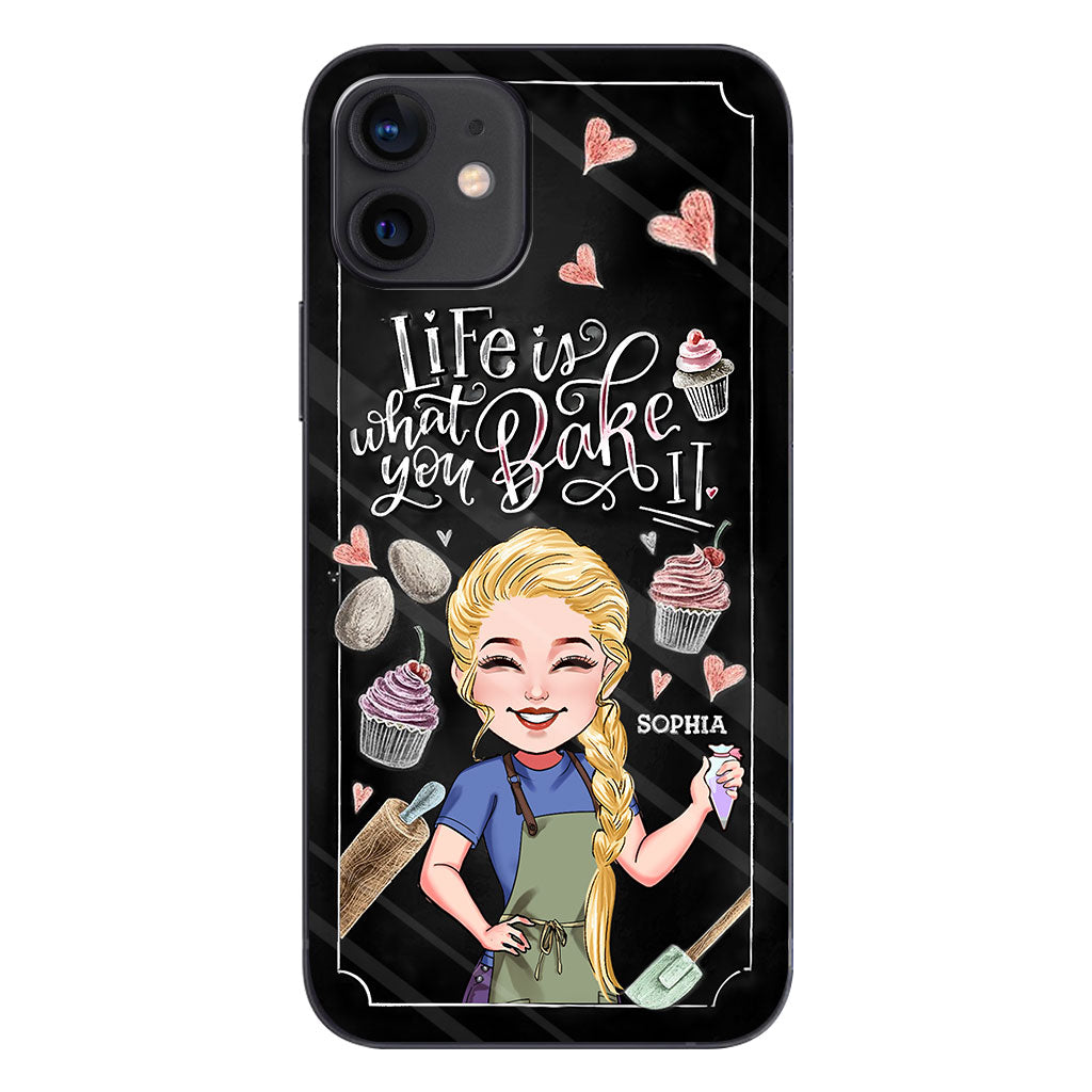 Life Is What You Bake It - Personalized Baking Phone Case