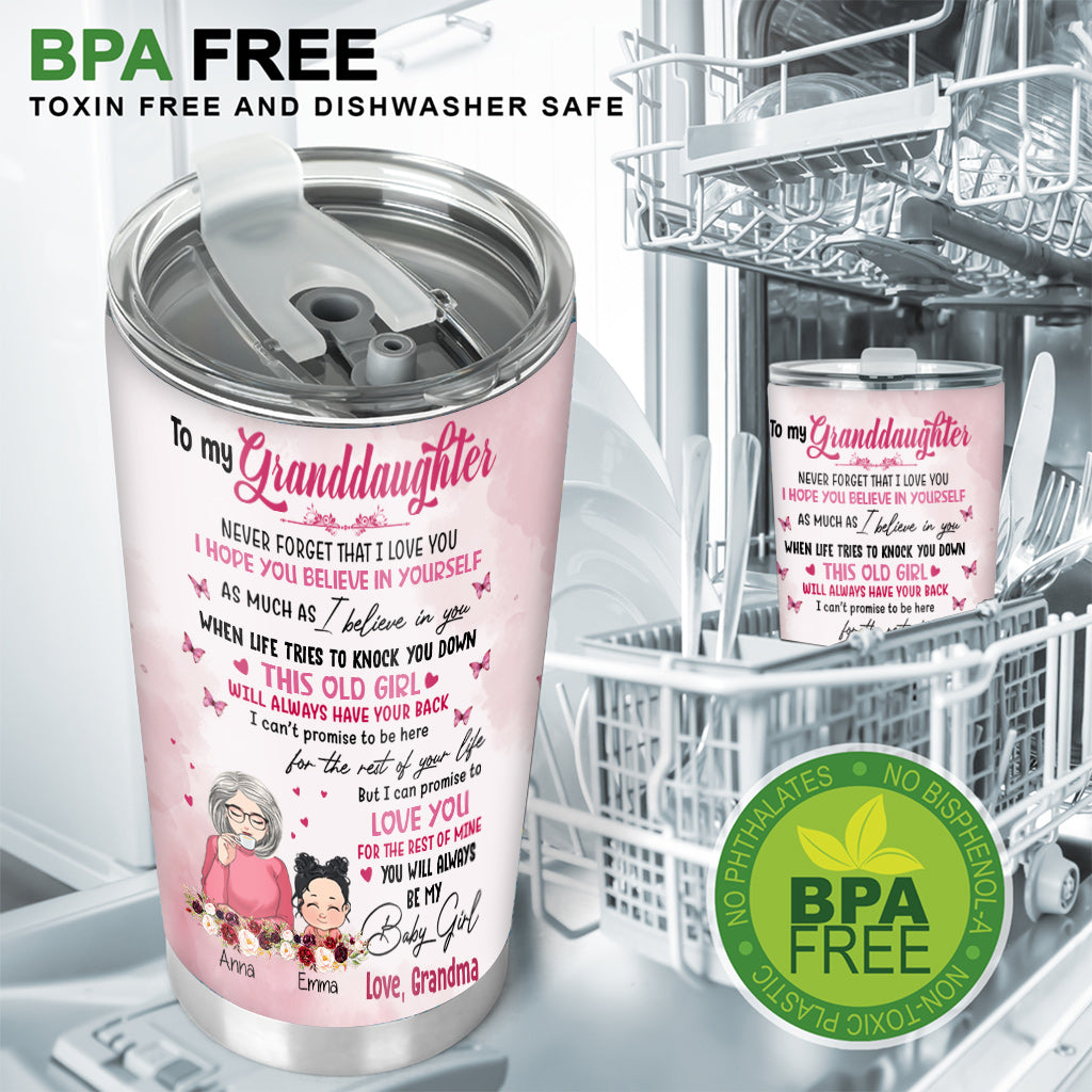 À ma petite-fille - Gobelet personnalisé pour grand-mère