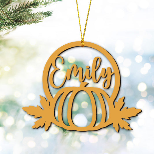 Thanksgiving Vibes - Personalized Thanksgiving Ornament