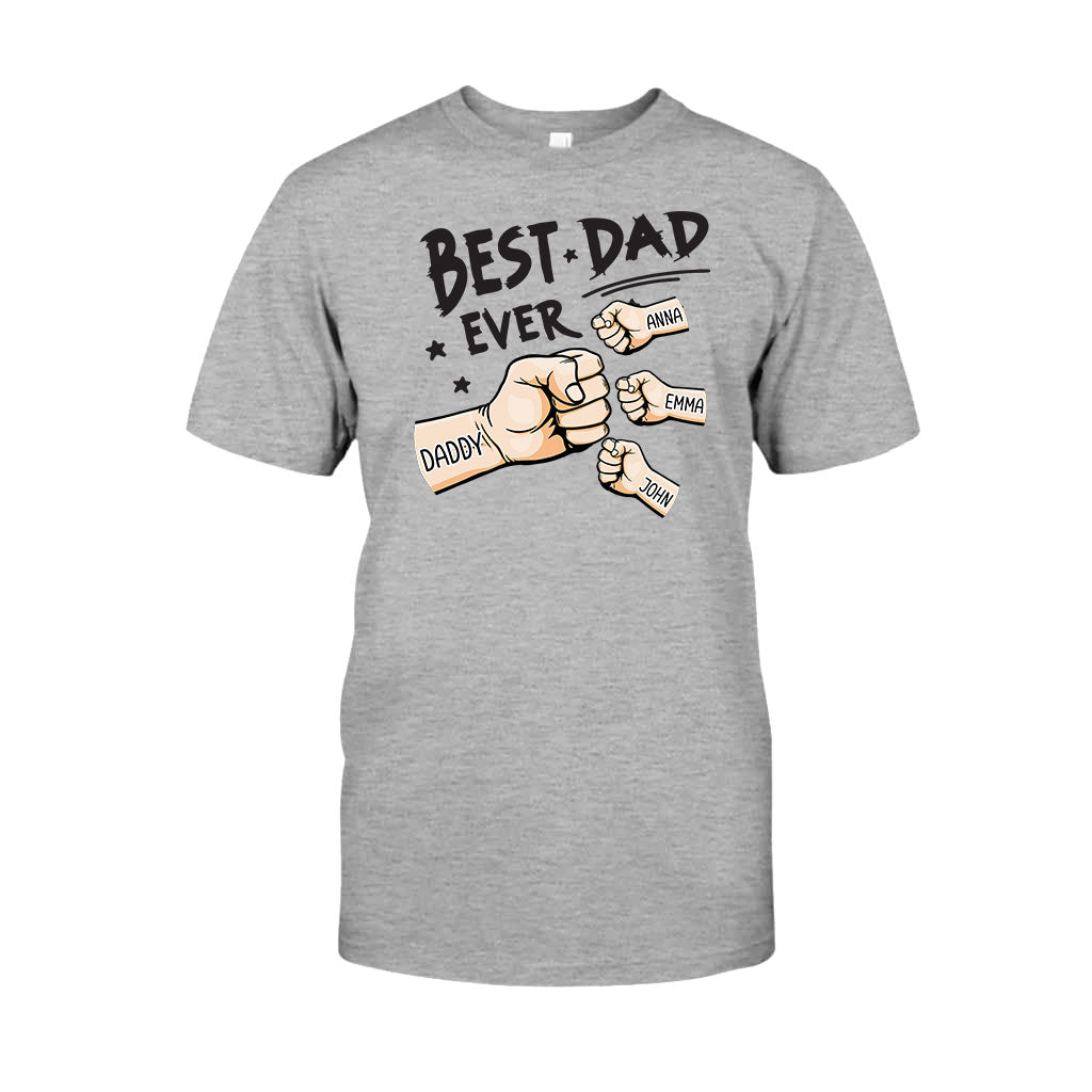 Meilleur papa du monde - T-shirt et sweat à capuche personnalisés pour papa