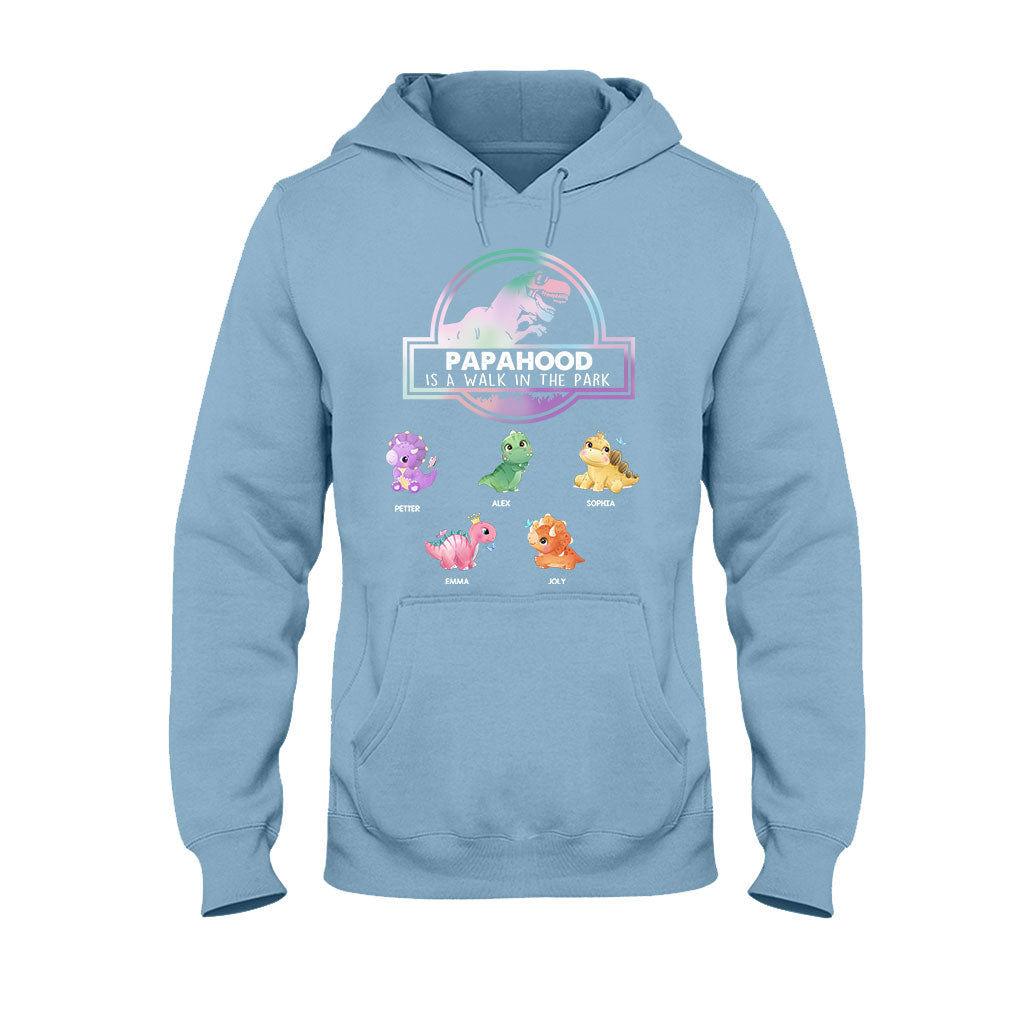 Fatherhood Is A Walk - Gift for dad, grandpa - Personalized T-shirt And Hoodie