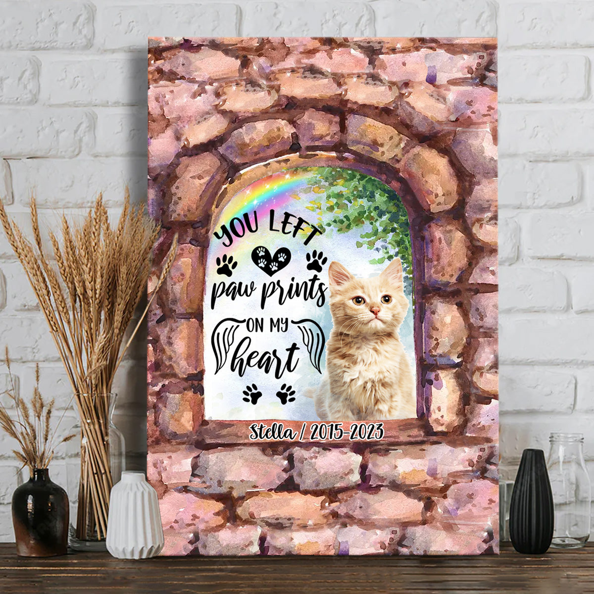 Plus à mes côtés - Toile et affiche personnalisées pour chien