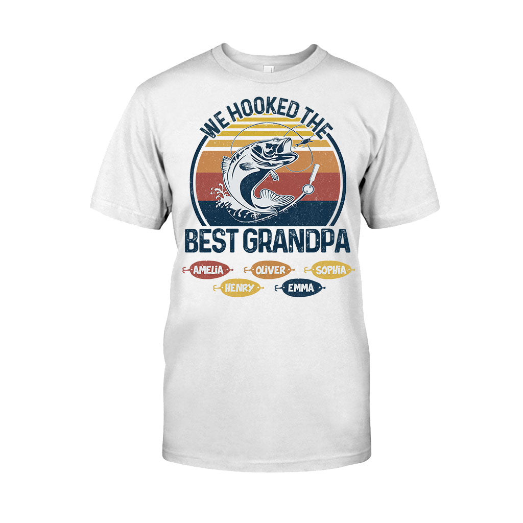 Nous avons trouvé le meilleur papa pêcheur, grand-père ! - Cadeau de pêche pour papa et grand-père - T-shirt et sweat à capuche personnalisés