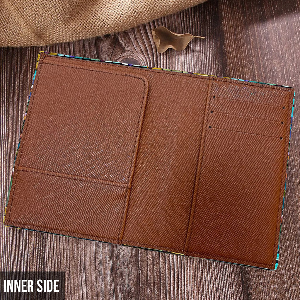 Âme Hippie - Porte-passeport Hippie Personnalisé