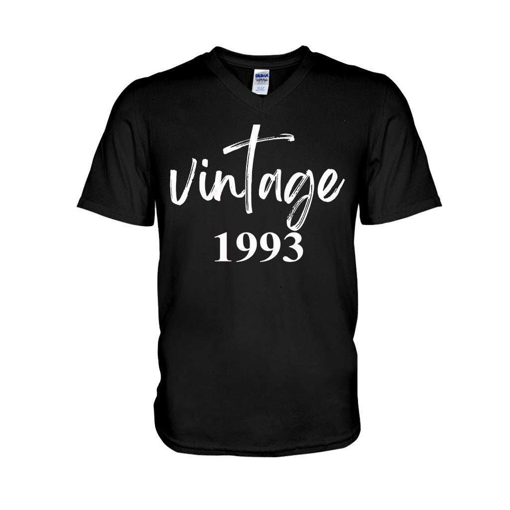 Version vintage - T-shirt et sweat à capuche personnalisés pour anniversaire