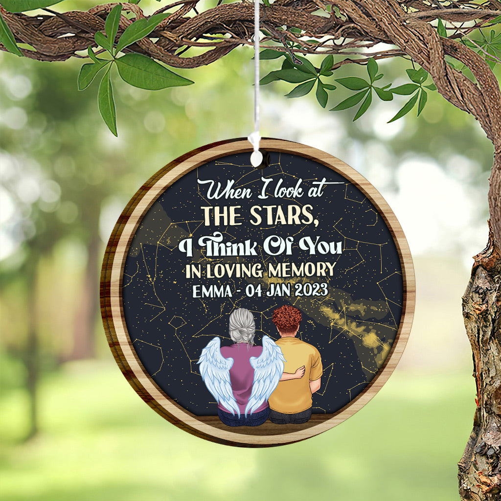 Quand je regarde les étoiles - Carillon commémoratif personnalisé