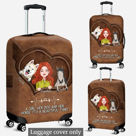 Housse de valise papillon personnalisée avec affirmations positives -