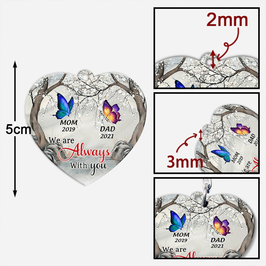 I AM Always With You - Personalized Memorial Keychain