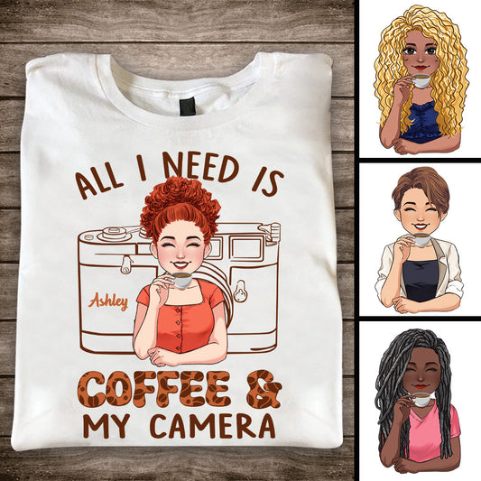 Tout ce dont j'ai besoin - T-shirt et sweat à capuche personnalisés avec photographie