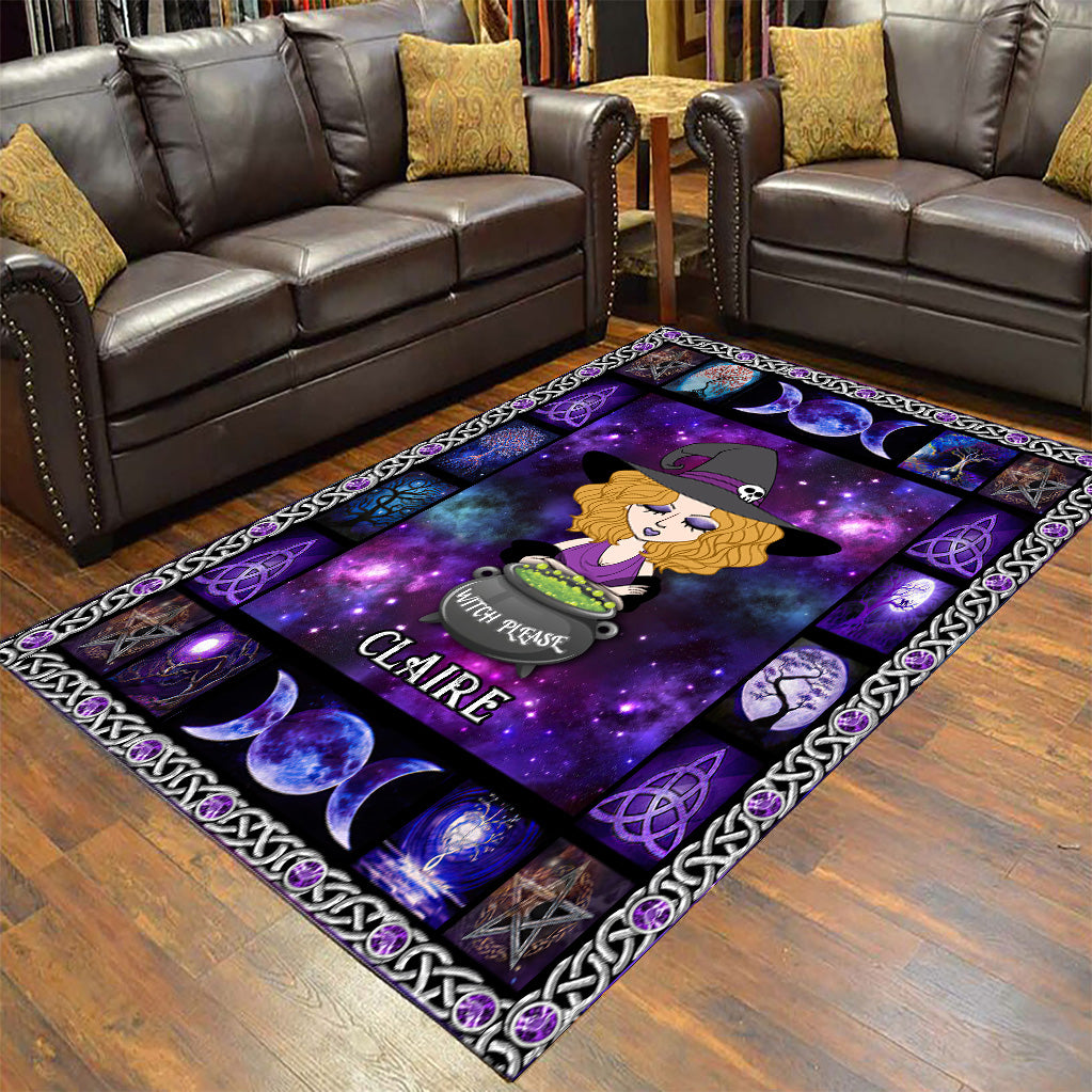 Tapis de sorcière personnalisé - S'il vous plaît