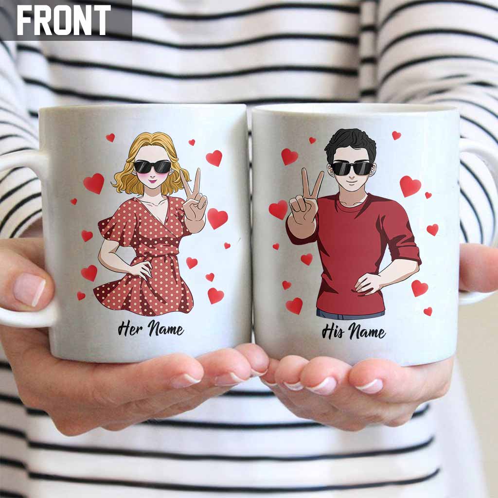 He Is My Favorite - Personalized Couple Mug