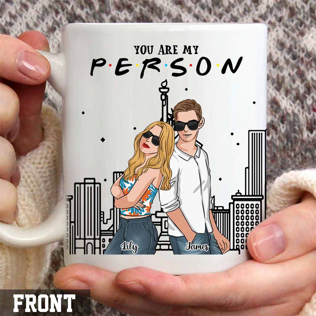 Être ensemble, c'est mon endroit préféré - Mug personnalisé pour couple