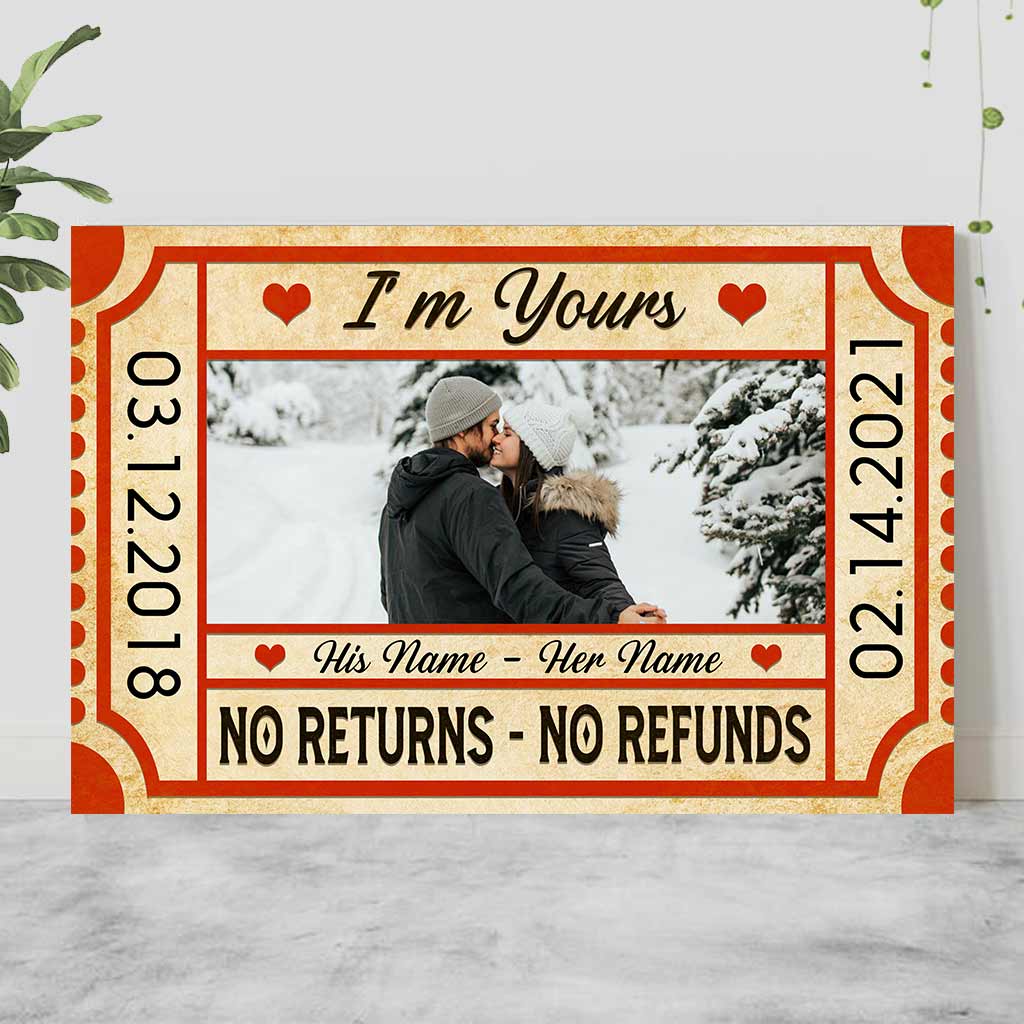 I'm Yours - Personalized Couple Poster