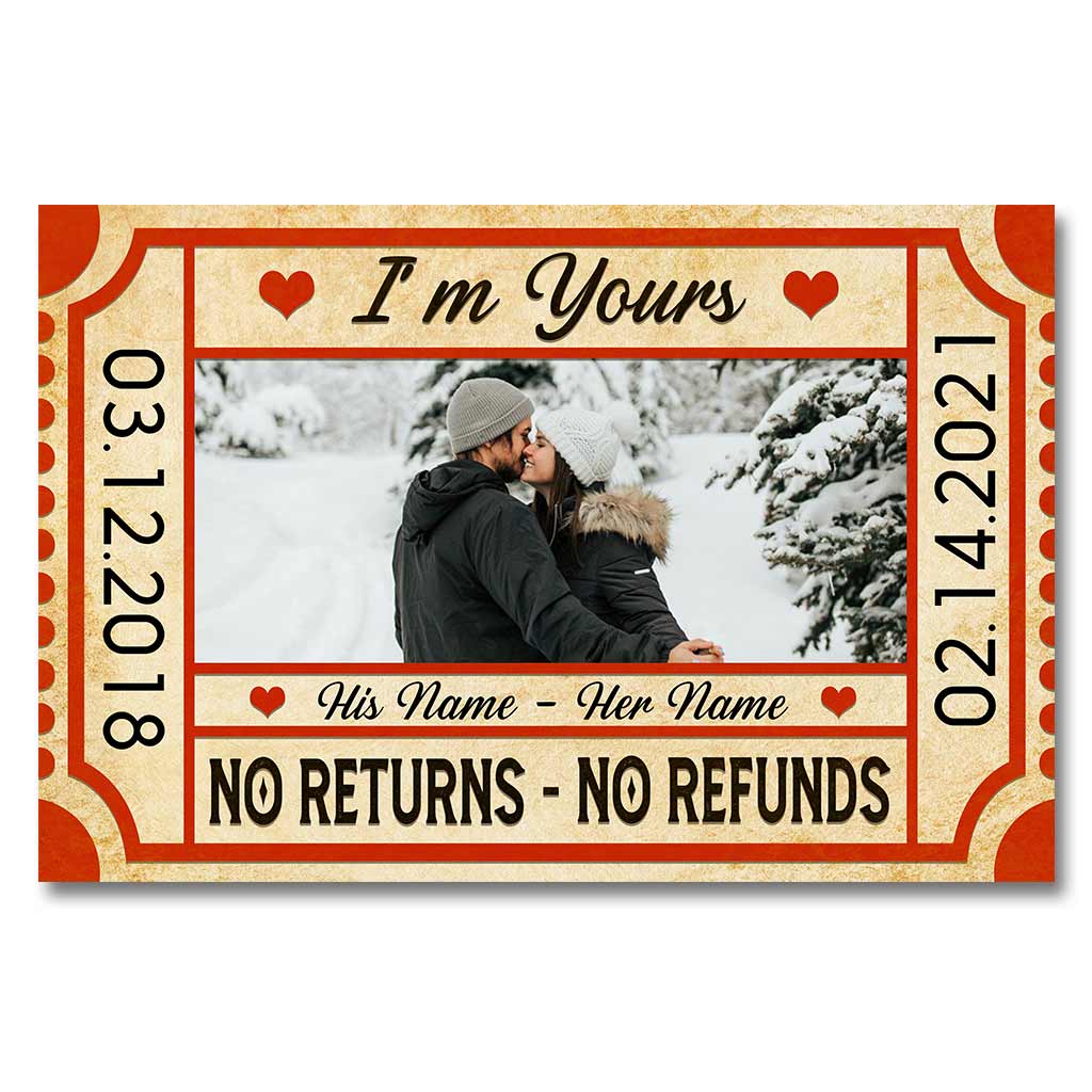 I'm Yours - Personalized Couple Poster