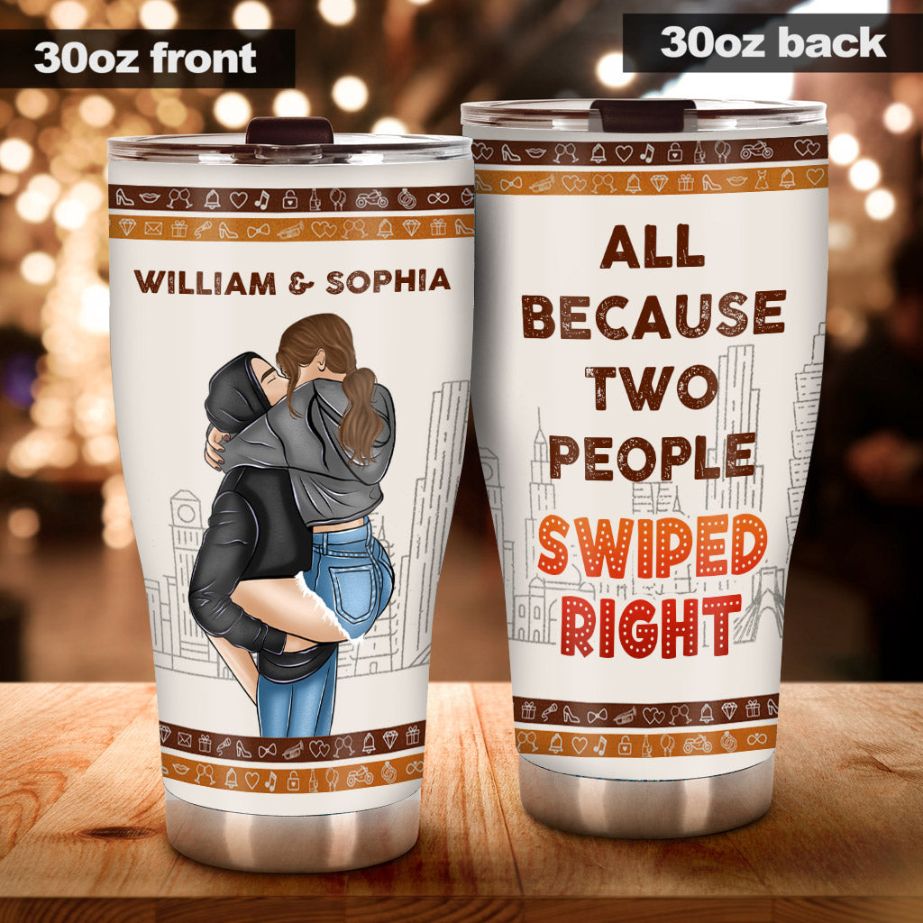 Parce que deux personnes - Gobelet personnalisé pour couple