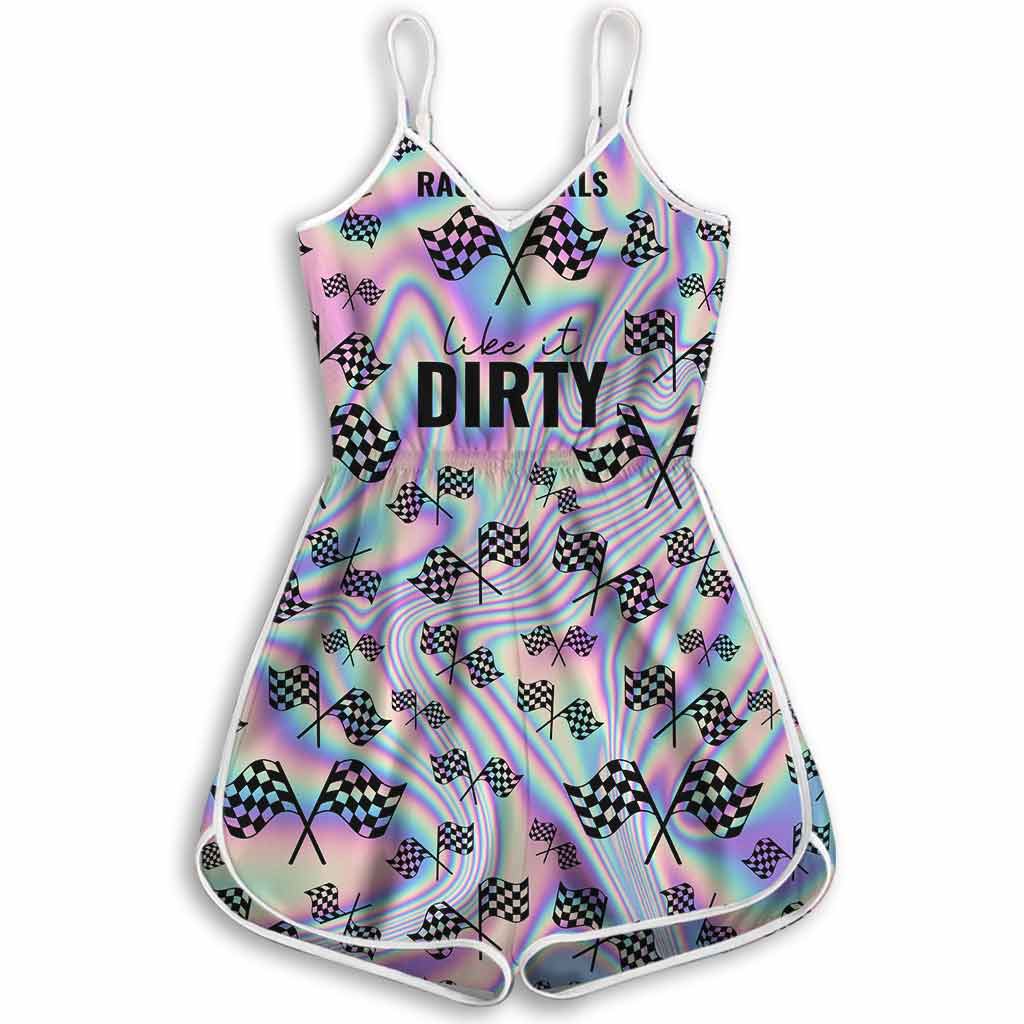 Racing Girls Like It Romper