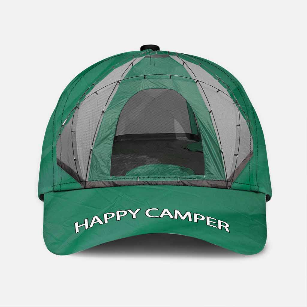 Casquette Happy Camper avec trous d'aération imprimés
