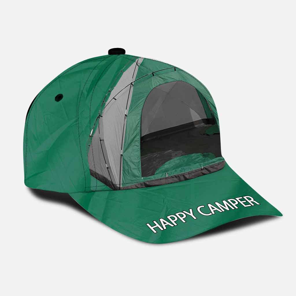 Casquette Happy Camper avec trous d'aération imprimés