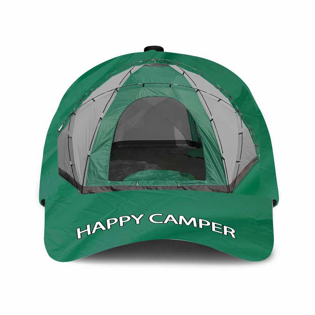 Casquette Happy Camper avec trous d'aération imprimés