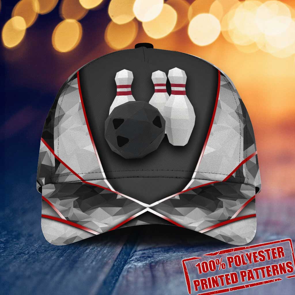 Casquette de bowling Love avec trous d'aération imprimés