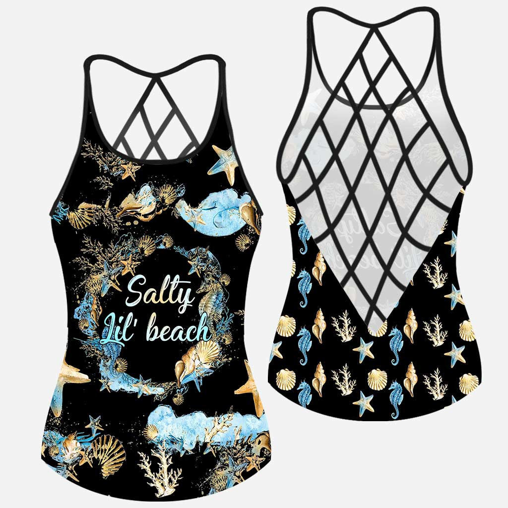 Salty Lil' Beach - Sea Lover Cross Tank Top